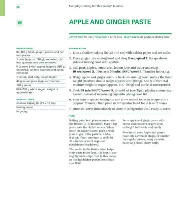 Apple and Ginger Paste Recipe