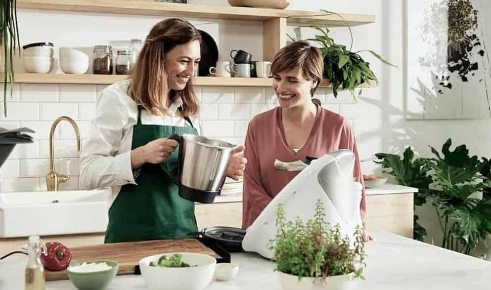 Two women using Thermomix