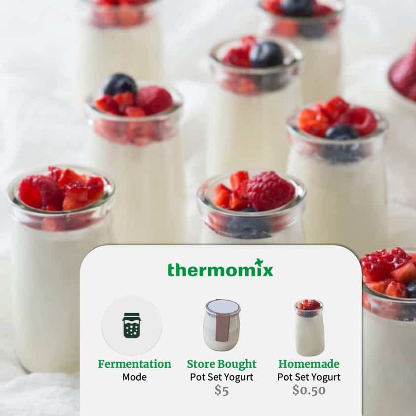 Thermomix fermentation mode Thermomix yogurt