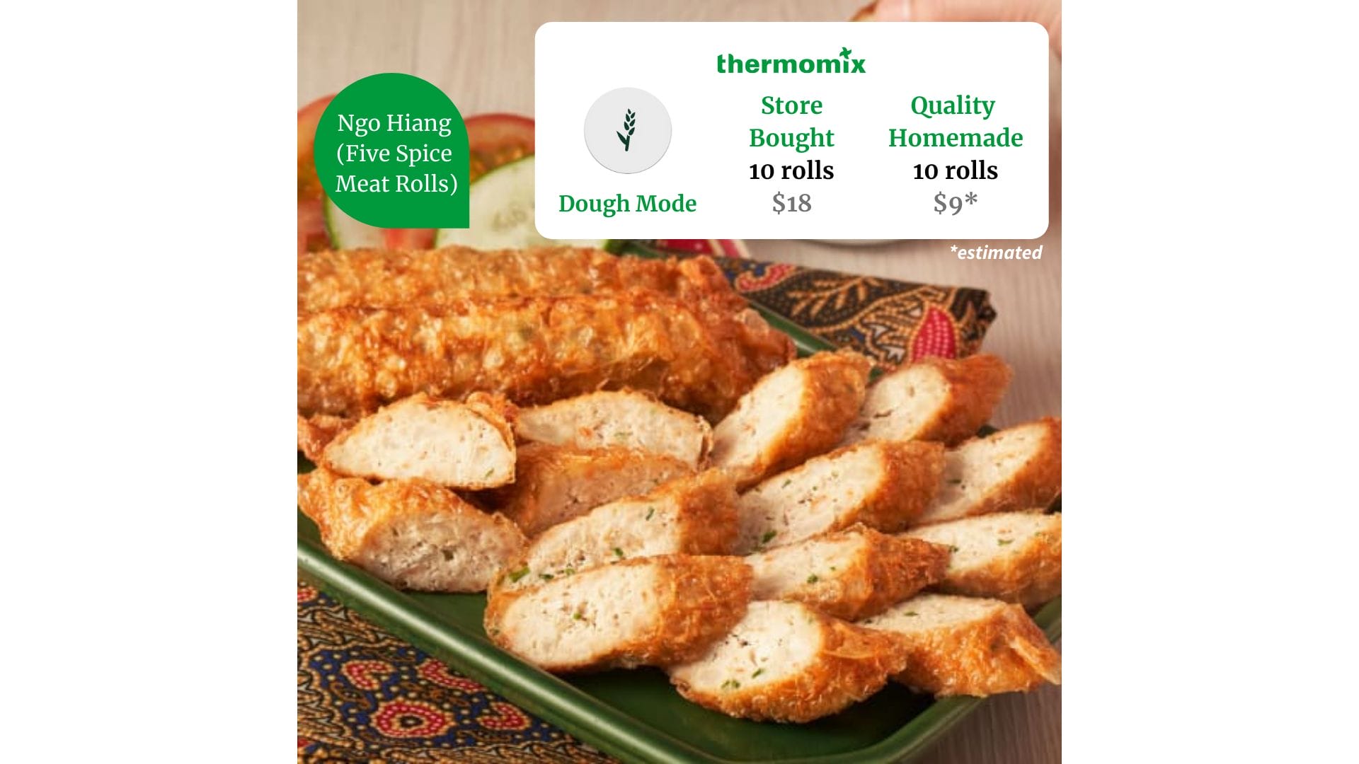 Ngo hiang (five spice meat rolls) / Thermomix® Chinese New Year E-Book & Cookidoo®