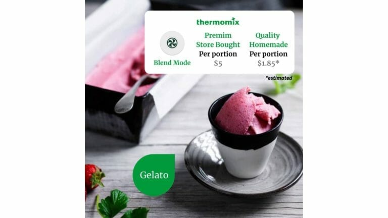 Strawberry almond gelato / Cookidoo®