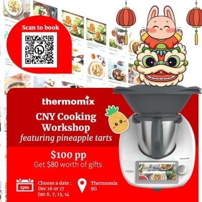 thermomix® cooking workshop featuring cny pineapple tarts
