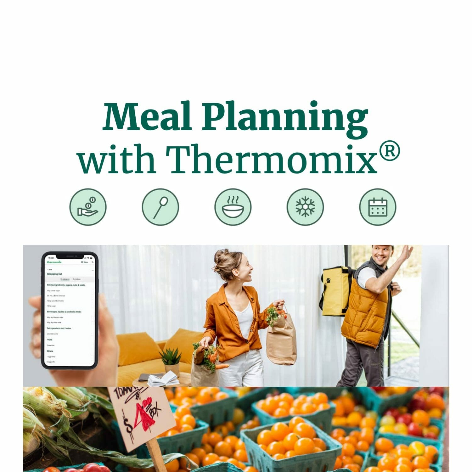 meal planning with Thermomix