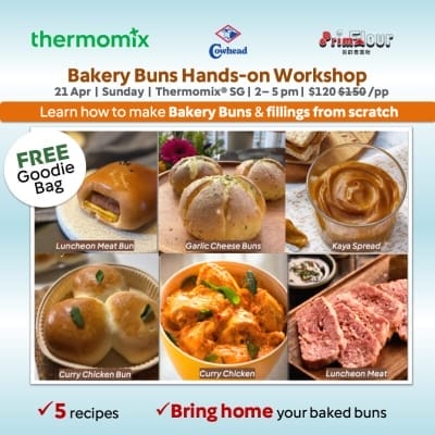 thermomix® bakery buns hands on workshop (encore & last session)