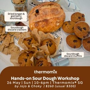 thermomix® sourdough & discard full day hands on workshop